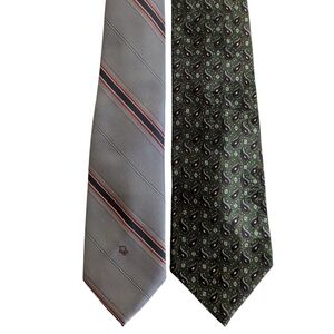 Christian Dior Set Of 2 Ties